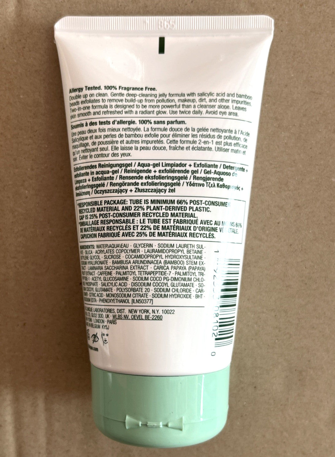 Clinique All About Clean 2-in-1 Cleansing + Exfoliating Jelly 5 oz/