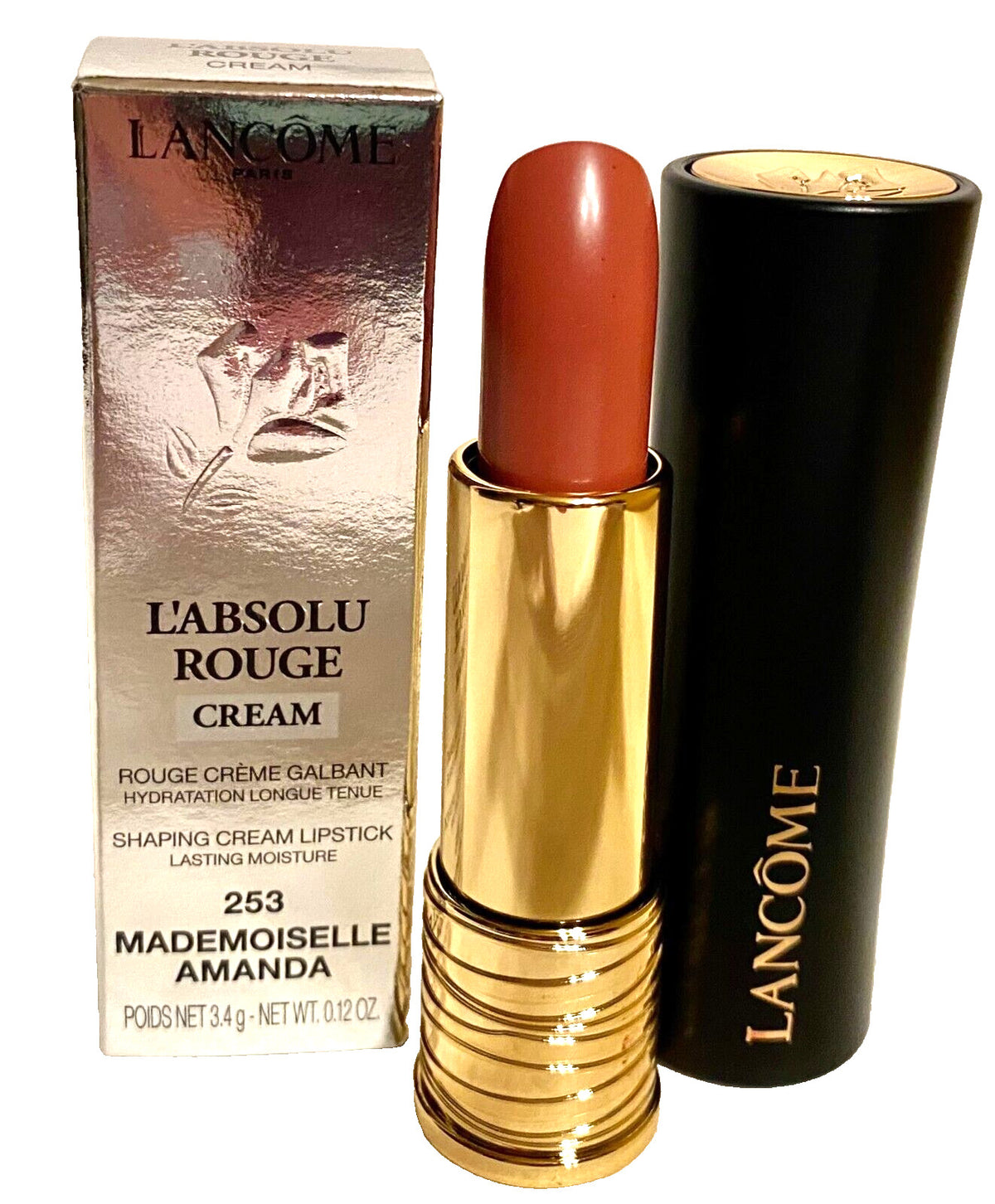 Lancôme L'Absolu Rouge Lipstick 253 Mademoiselle Amanda - New
