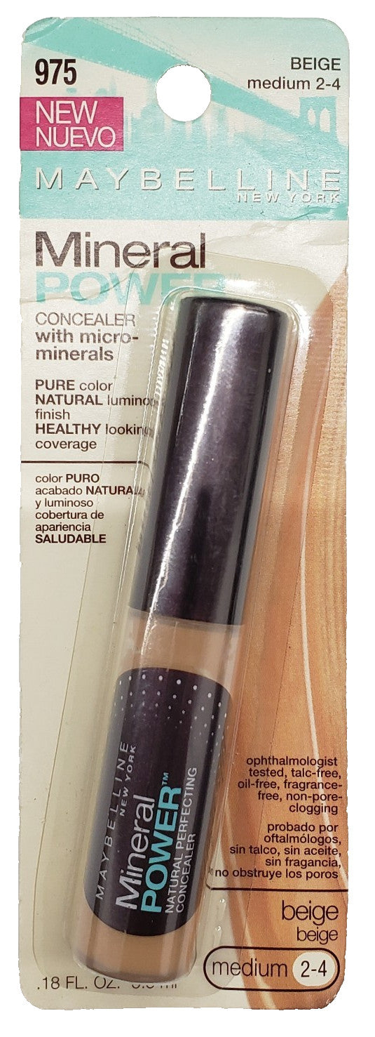 Maybelline Mineral Power Concealer with Micro Minerals - Medium Beige 975