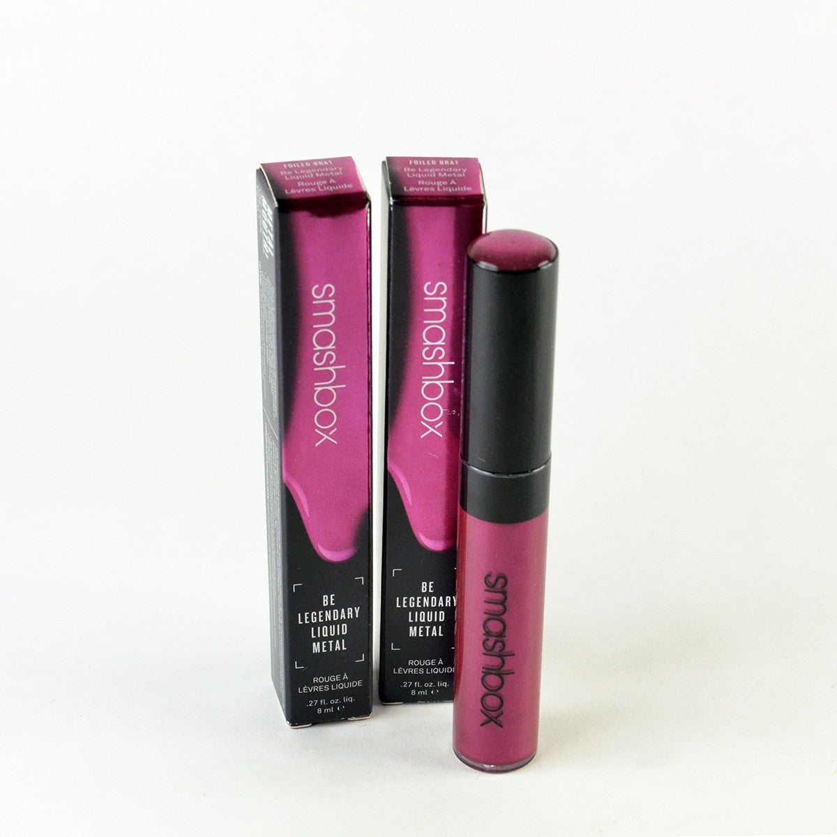 Liquid Lip Gloss Set - Smashbox Be Legendary Foiled Metal Shades, 2 x 0.27 Oz