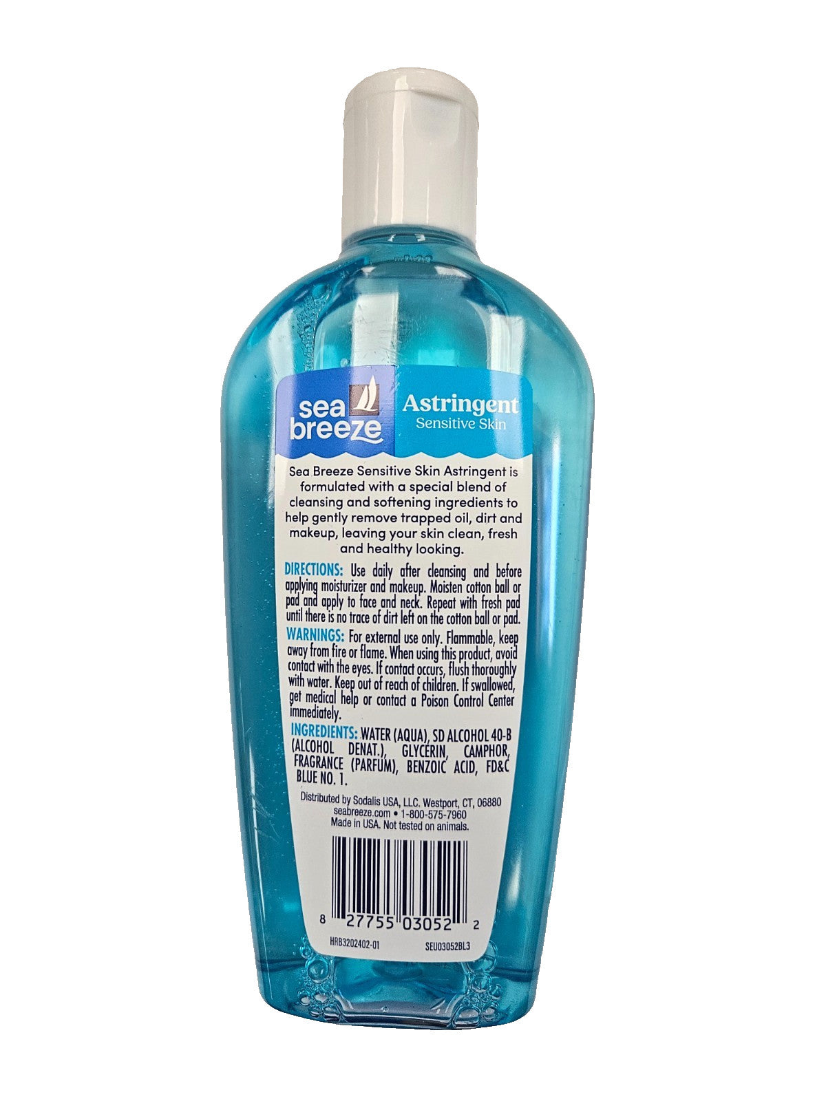 Sensitive Skin Astringent with Moisturizers - 10oz Facial Toner for Gentle Skin Care
