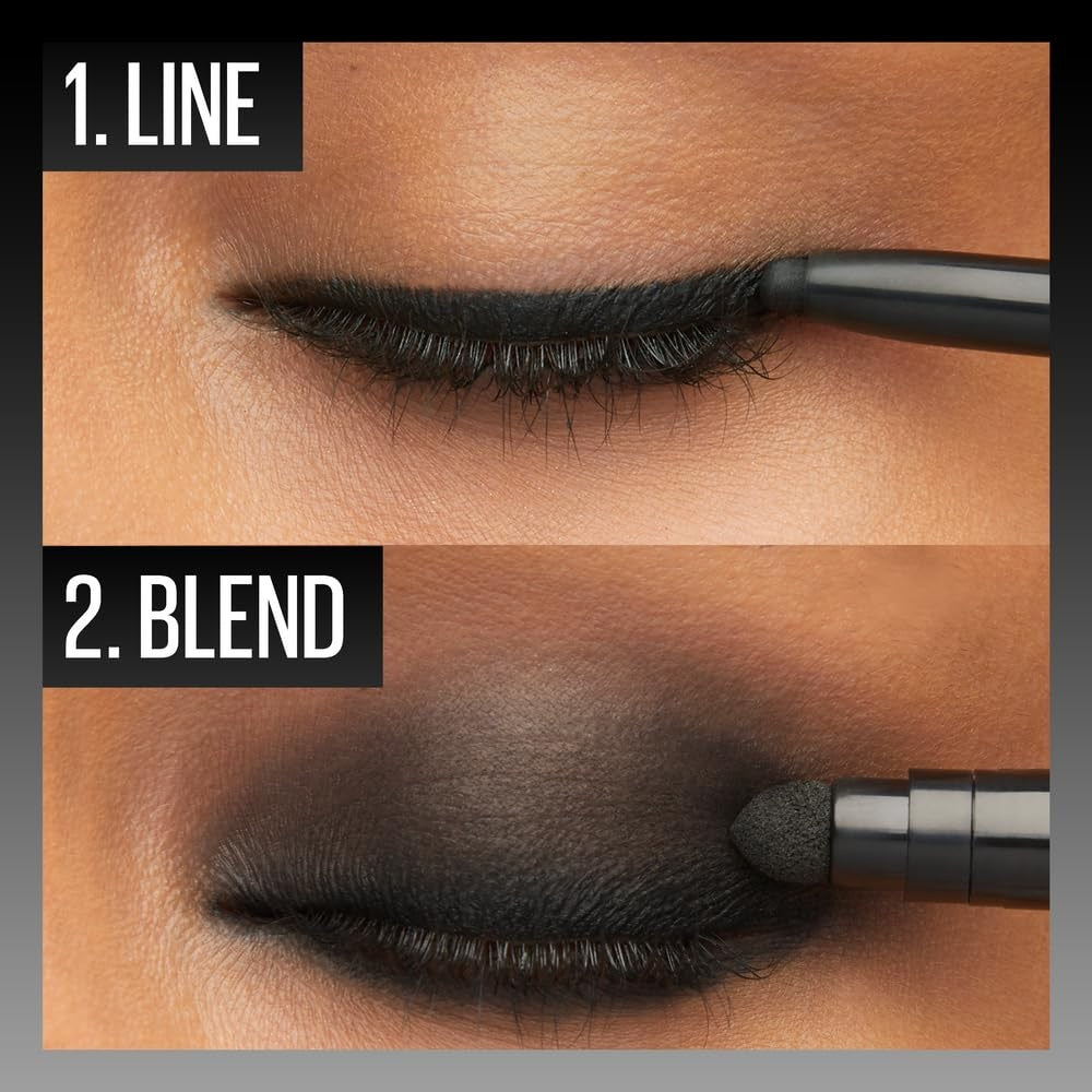 Waterproof Gel Eyeliner Pencil Smokey Brown Blendable Long-Lasting 0.01oz