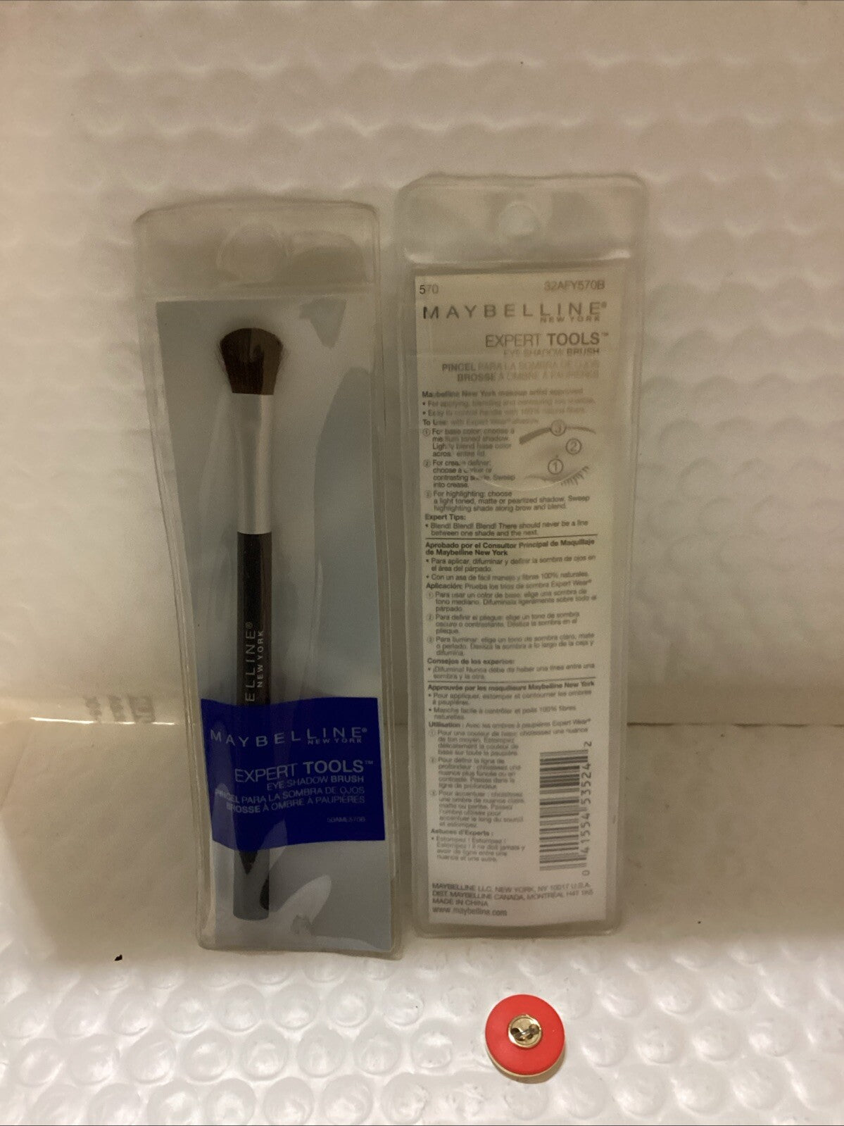 2-Pack Eye Shadow Brushes for Precise Makeup Application
