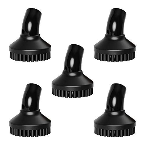 Set of 5 Round Brush Attachments for Carpet, Tile & Grout Deep Cleaning