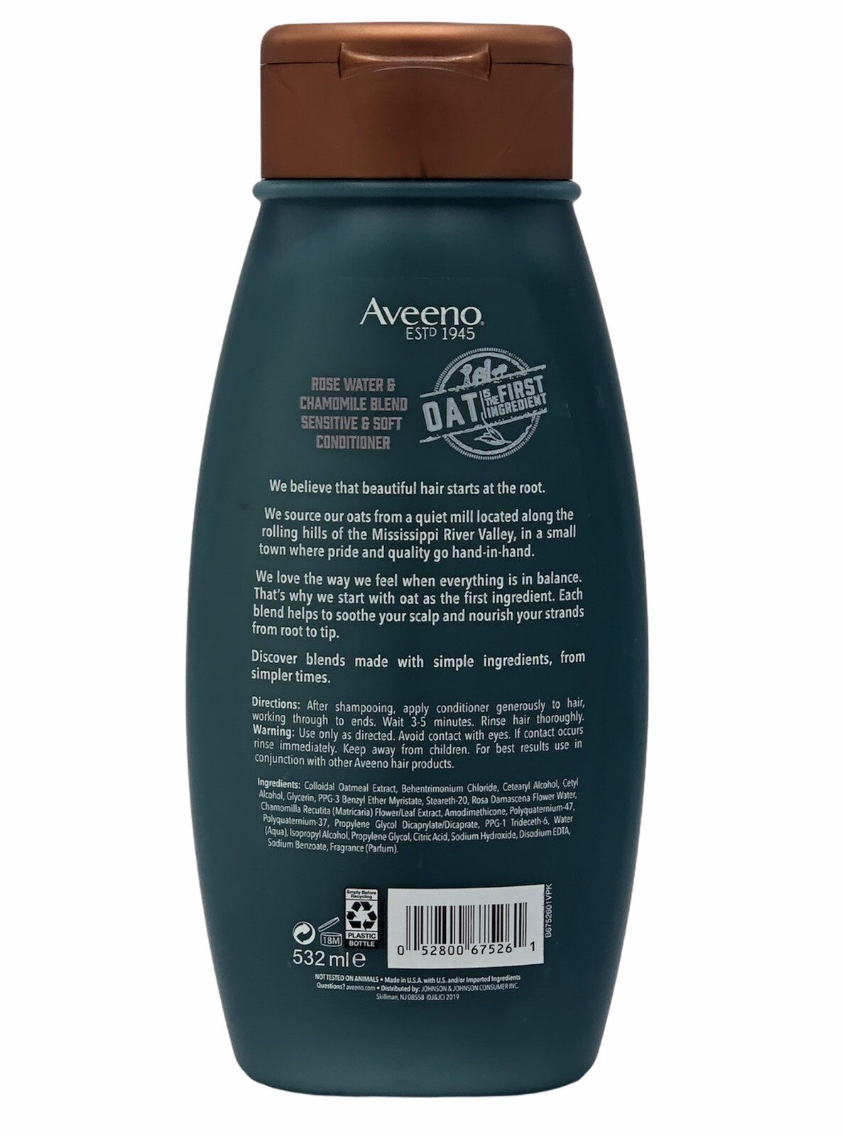 Aveeno Scalp Soothing Shampoo & Conditioner Set Rose Water Chamomile