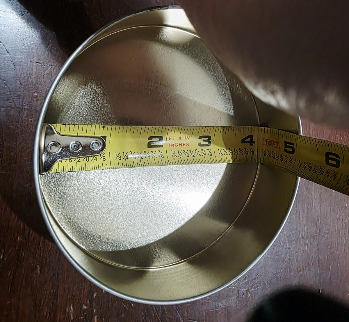 Keepsake Tin Container Only - Burt's Bees Yellow Silver Round