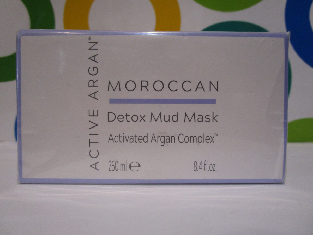 Active Argan Moroccan Detox Mud Mask - 8.4 oz Deep Cleansing Face Mask