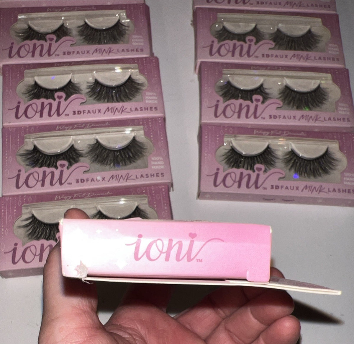Ioni 3D Faux Mink Wispy Dramatic Lash Set - 10 Pairs