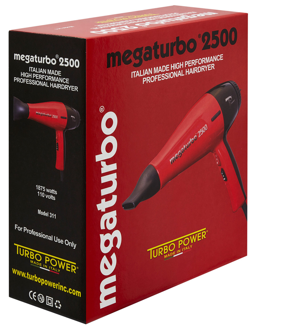Professional 1875W Hair Dryer with Multiple Settings - Lightweight & Fast Drying