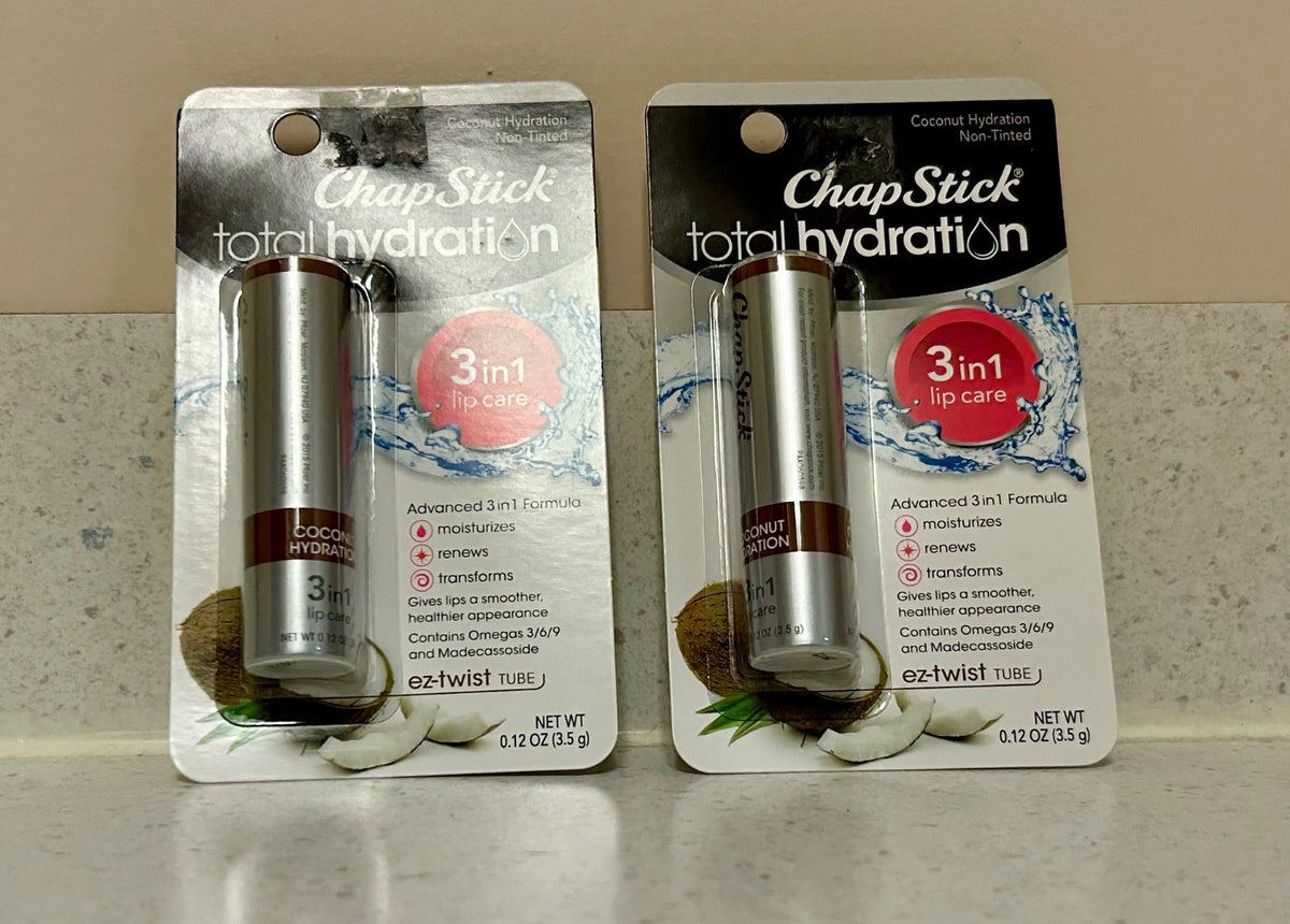 Lip Balm Set - Coconut Hydration 3-In-1 Non-Tinted Lip Care