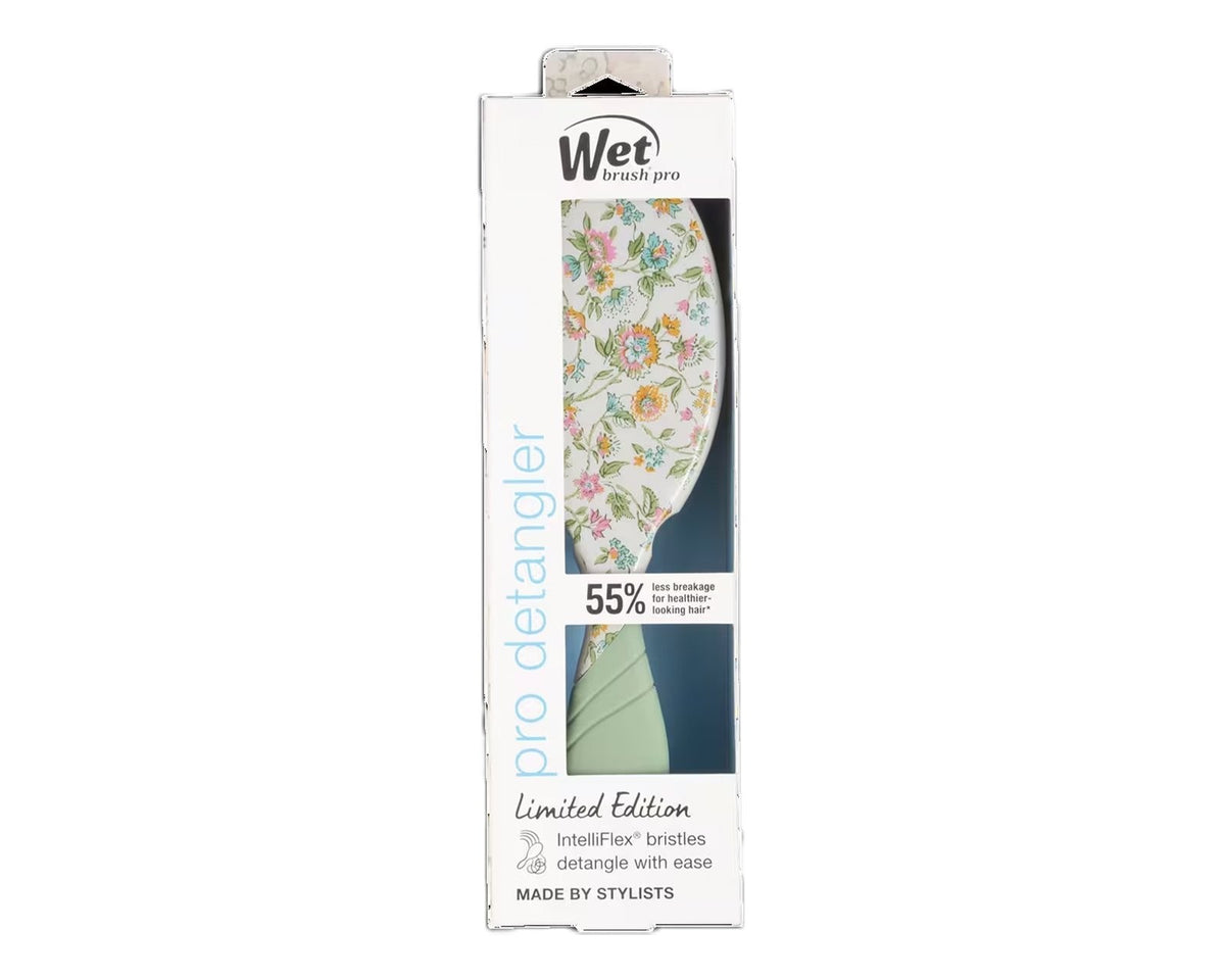 Detangler Hair Brush with IntelliFlex Bristles - Garden Party Green