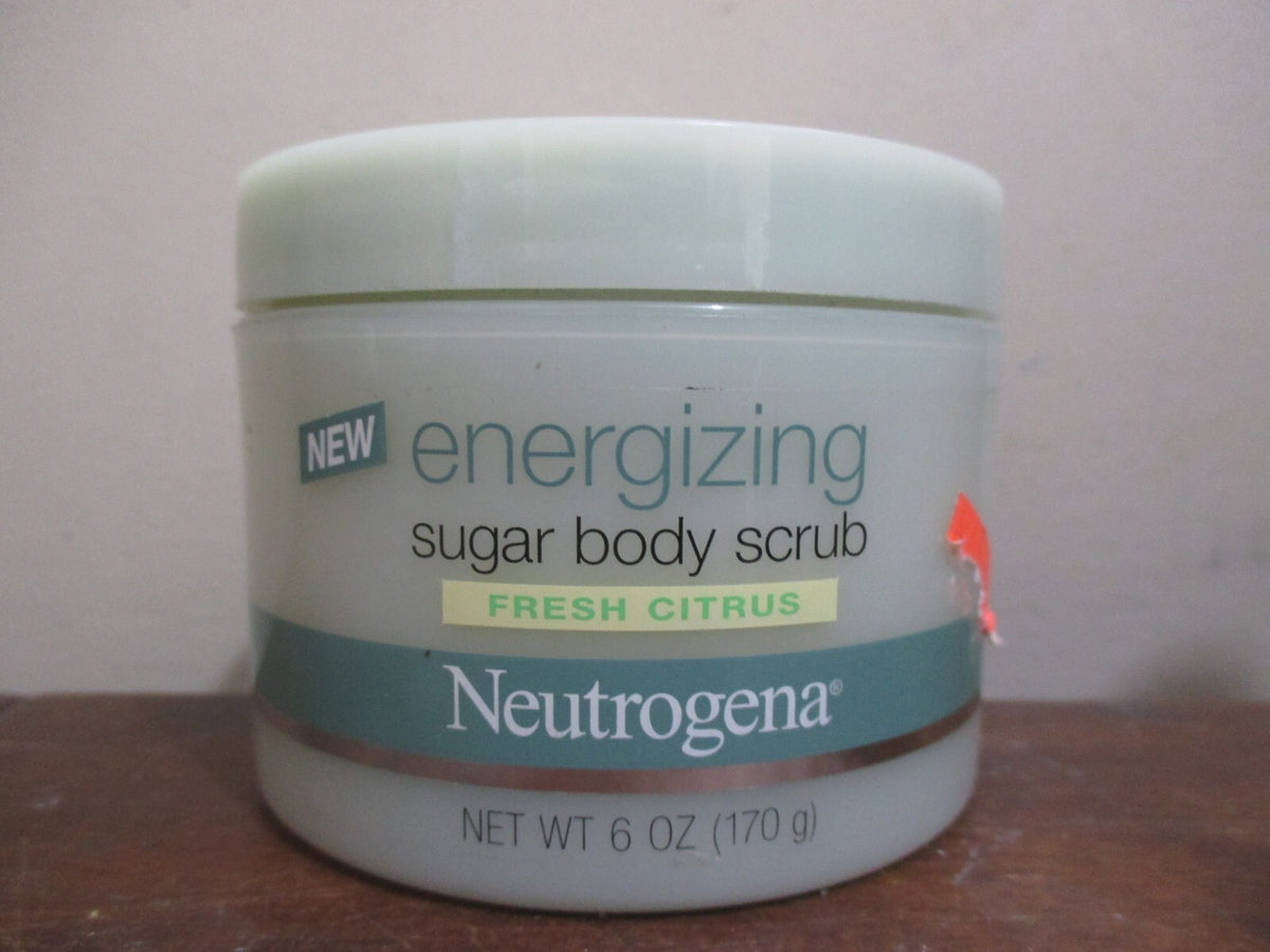 RARE Discontinued Neutrogena Sugar Scrub body 6oz energizing citrus