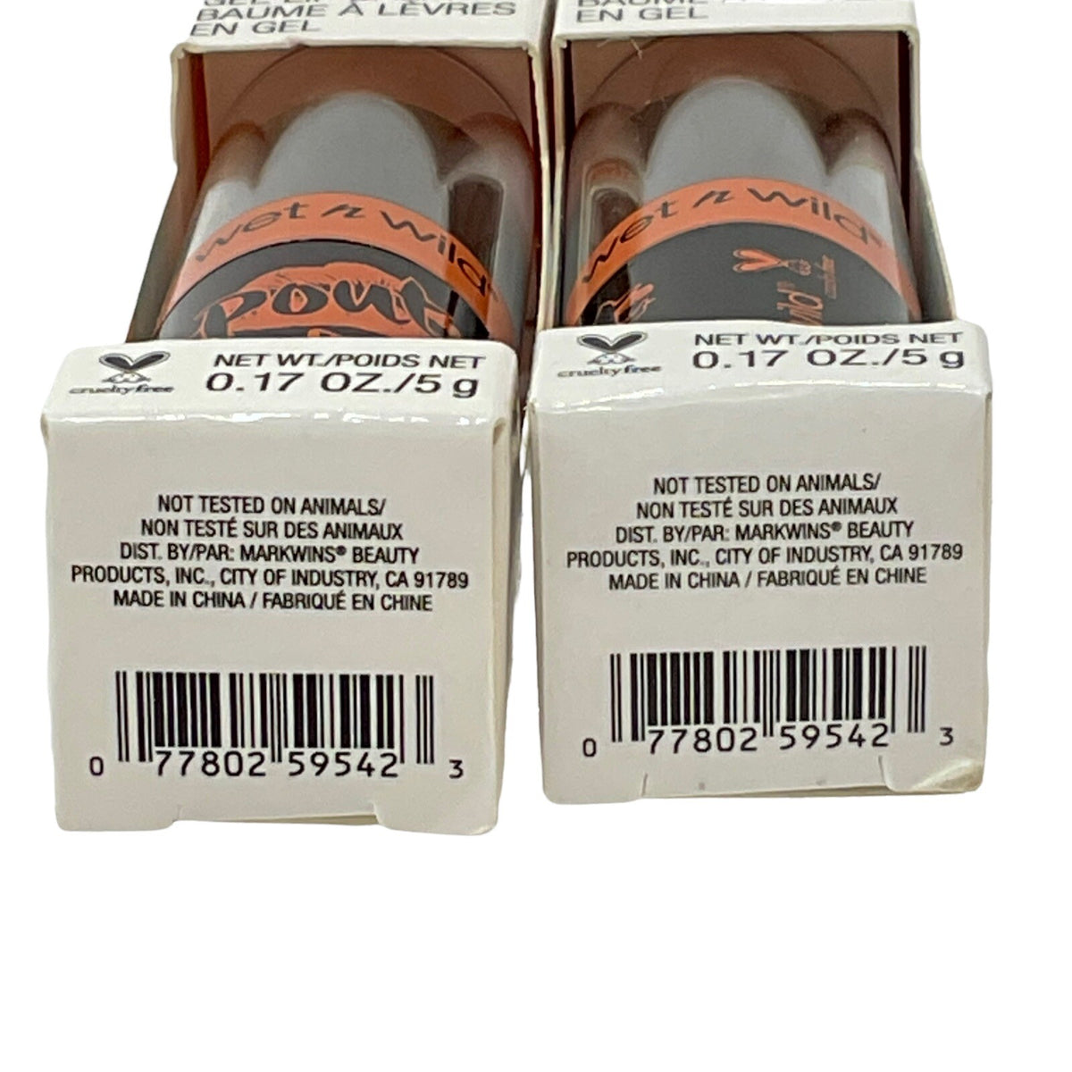 Moisturizing Tinted Lip Balm Gel Set - Sheer Peach 2-Pack