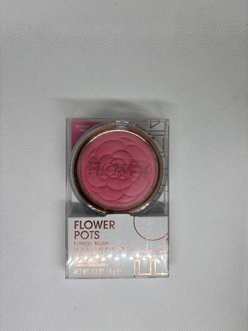 Flower Pots Powder Blush Pressed Powder Satin Buildable 0.2oz