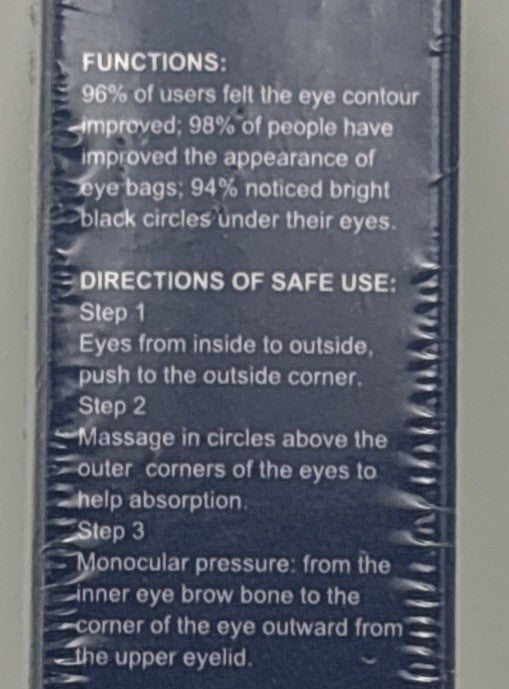 Men Retinol Eye Cream for Dark Circles and Eye Bags – Wrinkle & Puffiness Relief