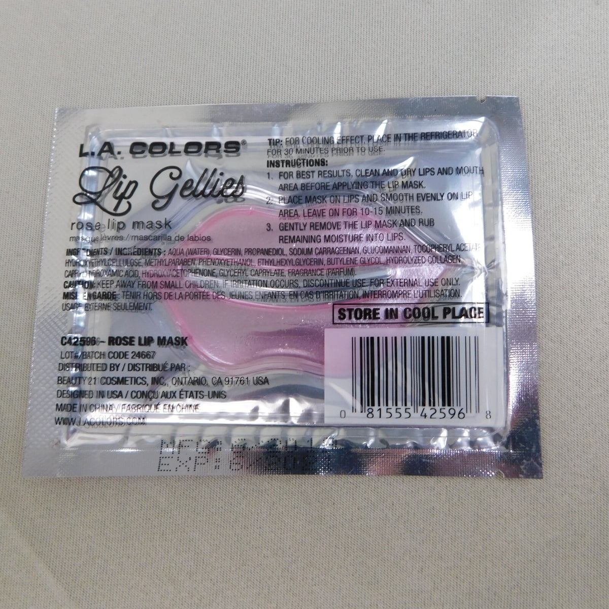 6pc Lip Mask Set Hydrating Collagen Lip Gellies Moisturizing Lip Treatment