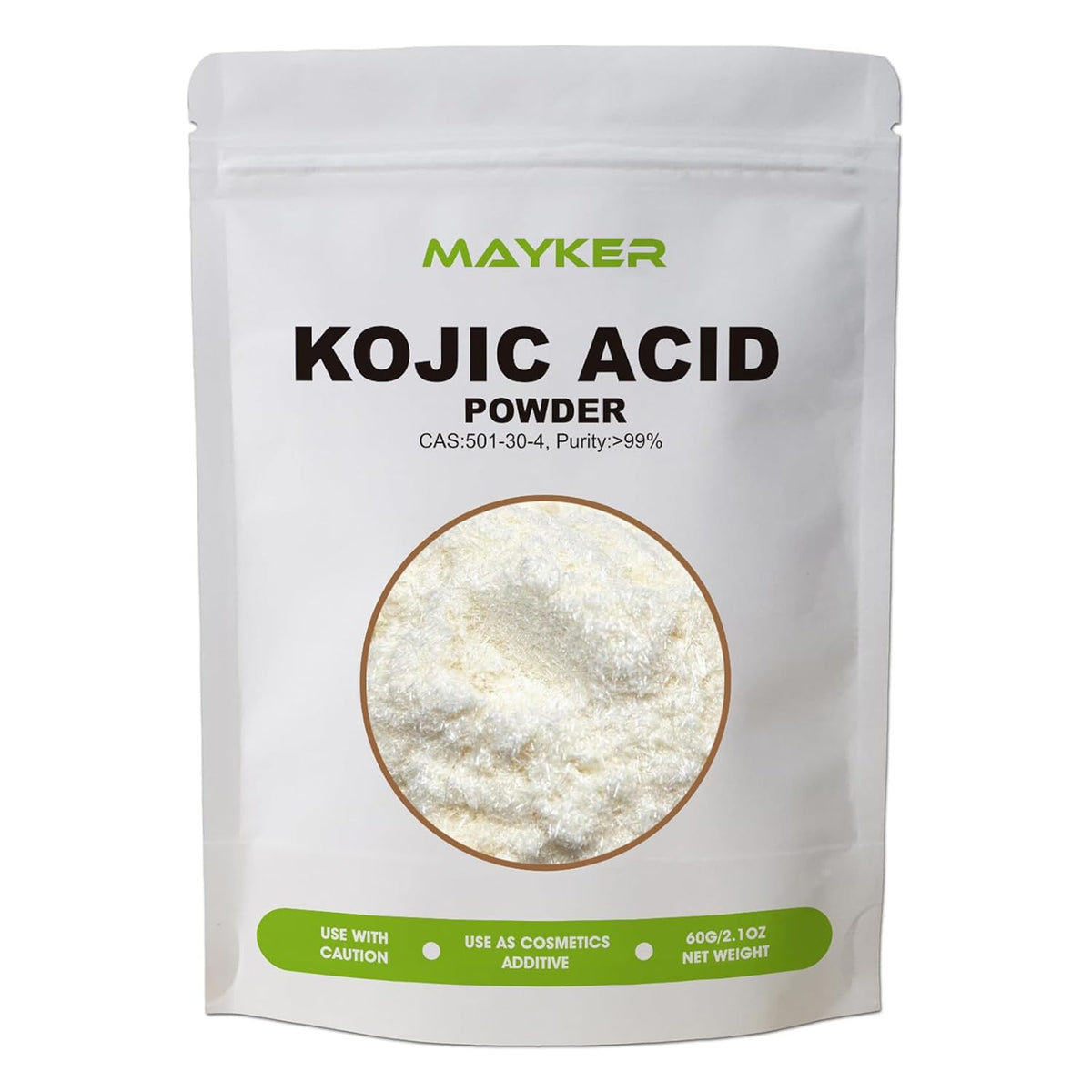 Kojic Acid Powder for Skincare DIY Soaps, Lotions & Serums 2.1oz