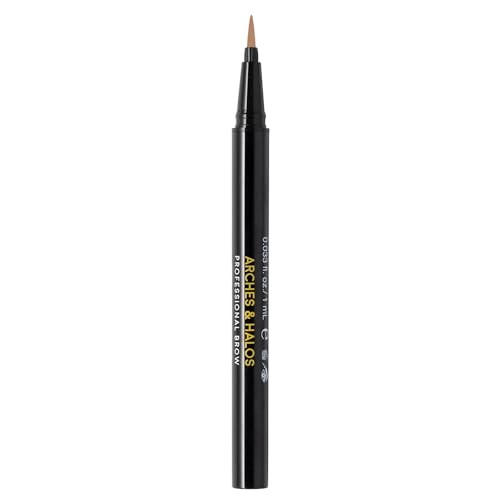 Eyebrow Pencil Fine Tip Pen - Vegan, Smudge-Proof, Warm Brown 0.02 oz
