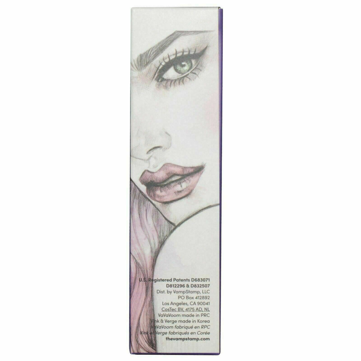 Eyeliner Stamp Kit - Winged Liner Stamp & Brush Set for Perfect Cat Eye