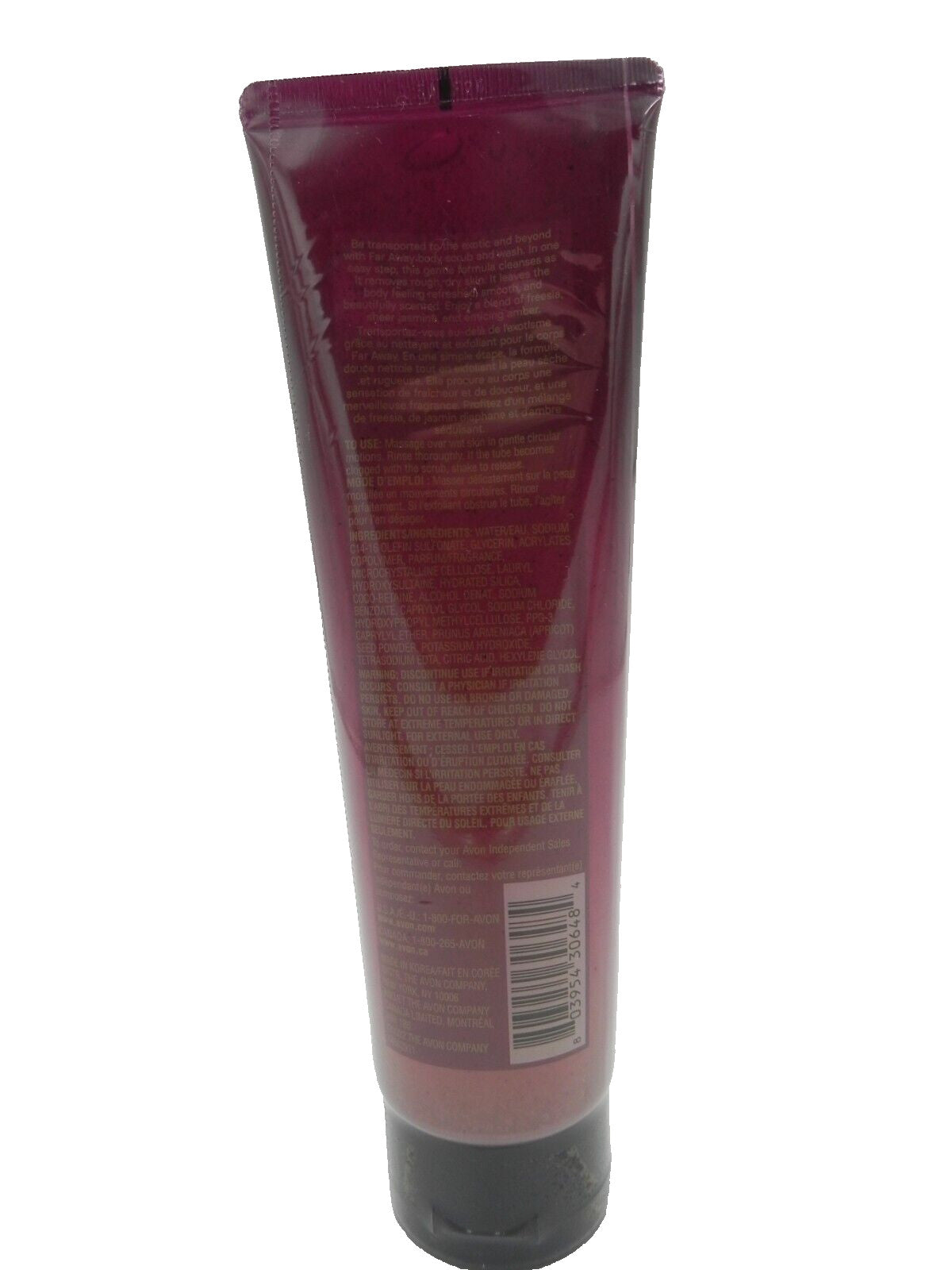 Avon Far Away Body Scrub and Wash, New, 6.7 fl. oz., Free Shipping