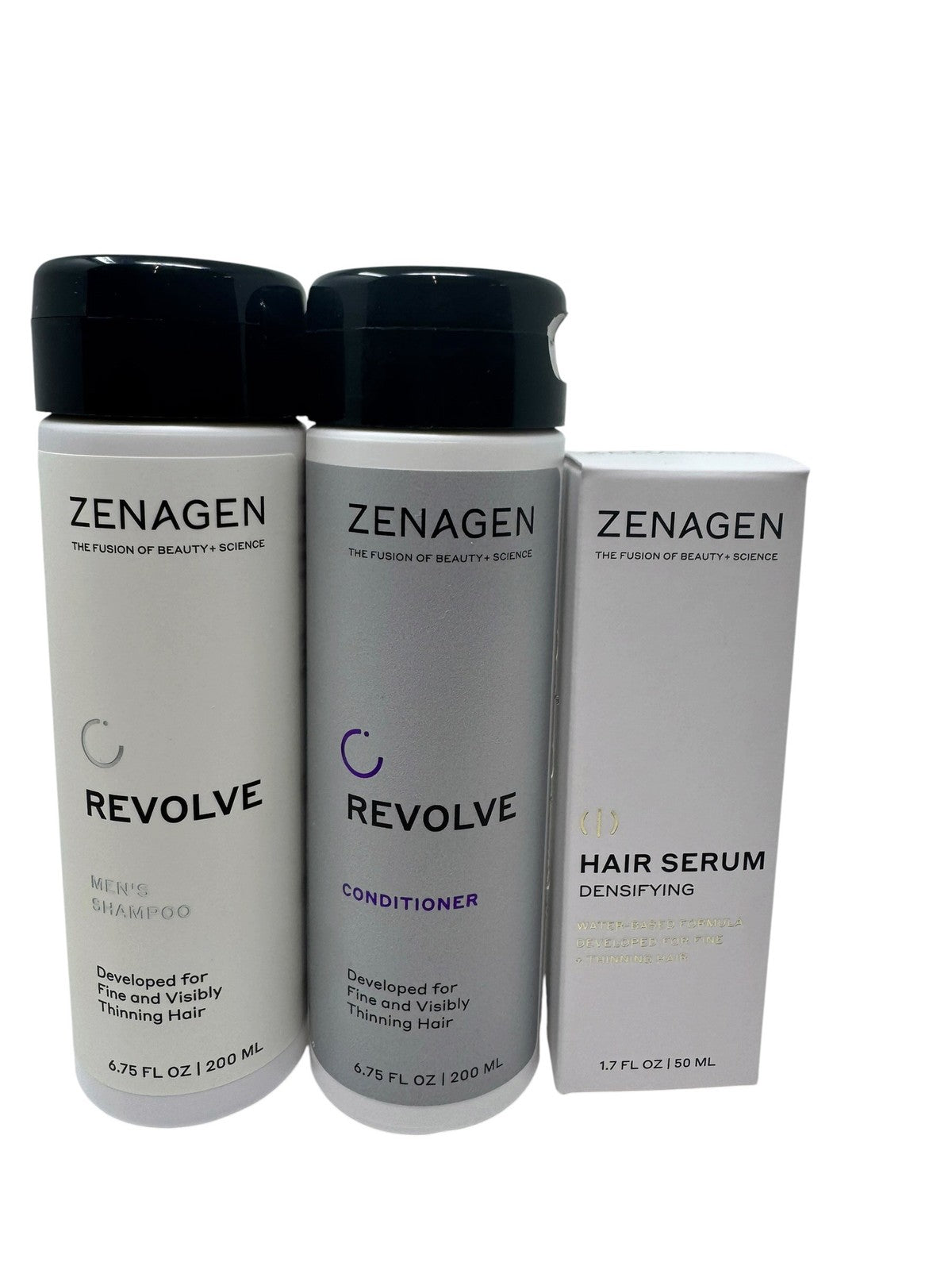 Men's Hair Thickening Kit - Shampoo, Conditioner & Serum Trio
