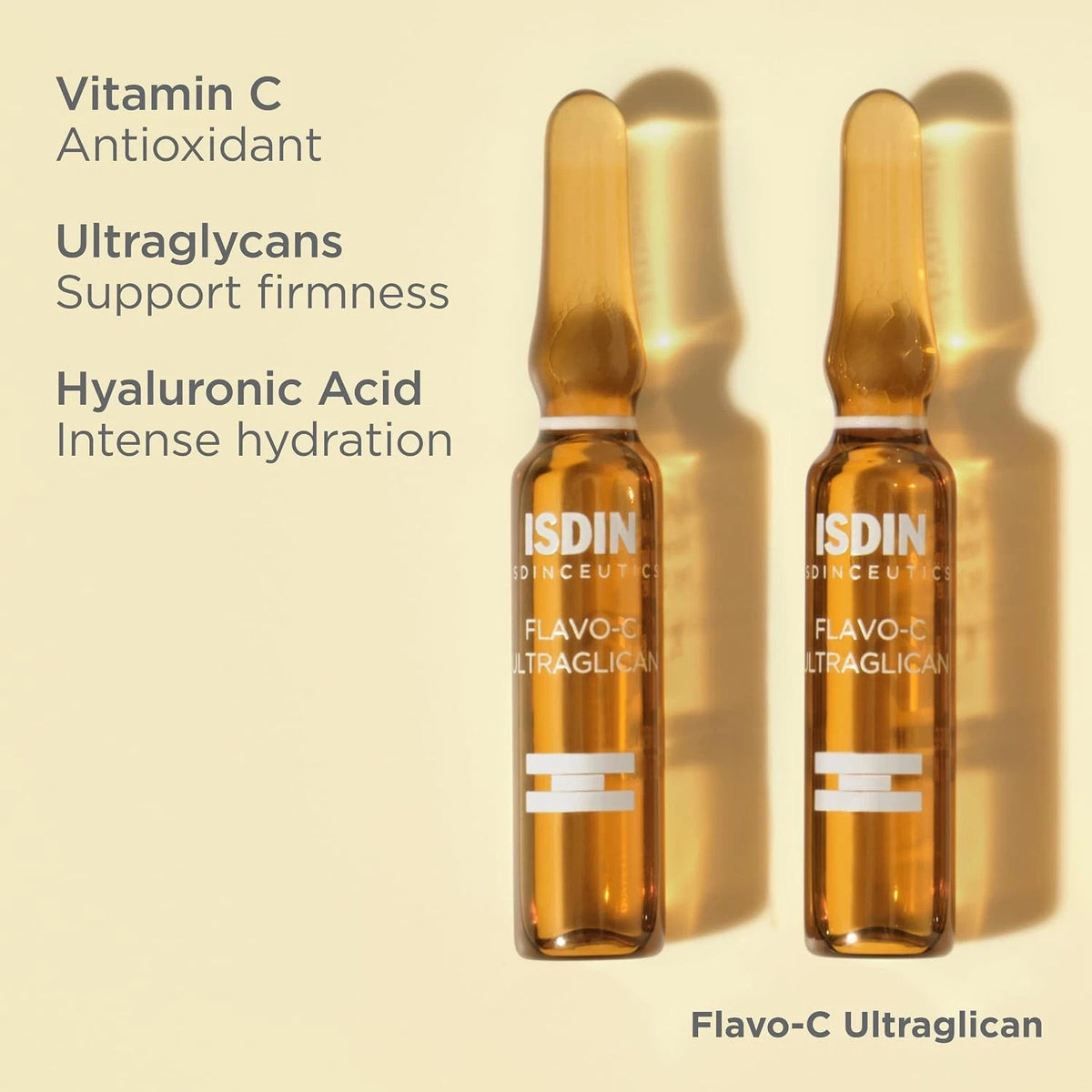 Antioxidant Face Ampoules with Vitamin C & Hyaluronic Acid - 30 Pack