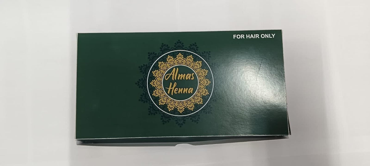 ALMAS Henna Cones / tubes 100% natural, 1.53 Ounce (Pack of 3),