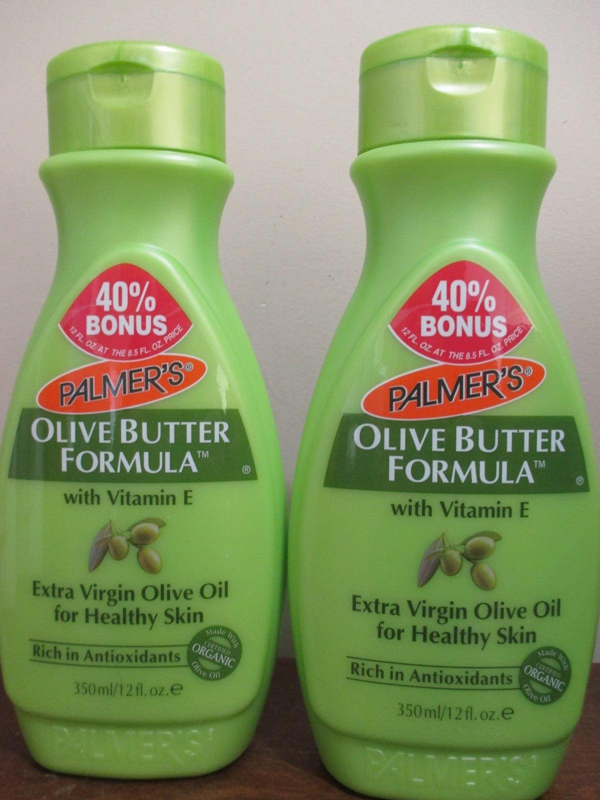 Olive Butter Body Lotion with Vitamin E - 12 oz (2-Pack)