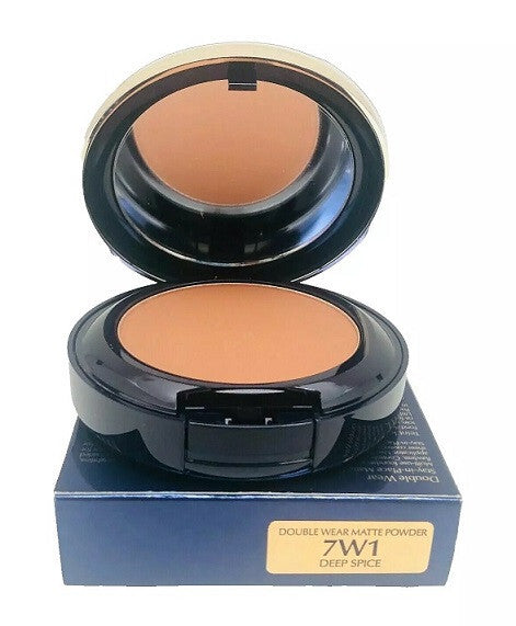 Estée Lauder Double Wear Matte Powder Foundation 7W1 Deep Spice - Long-Wear Makeup