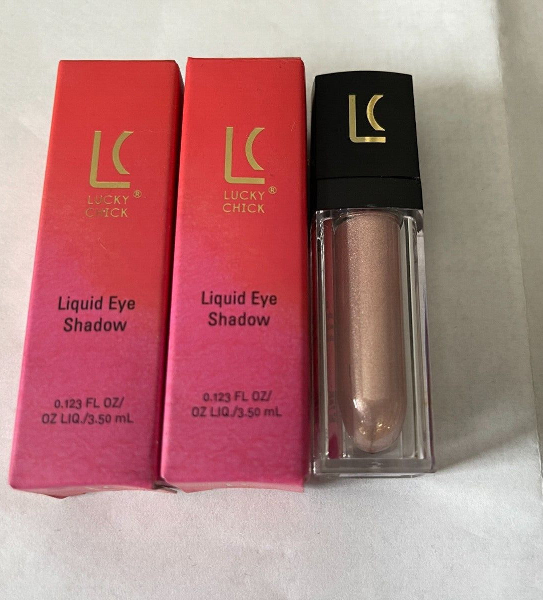 Liquid Eyeshadow Set - Rose Quartz 2 Colors, Long-Wearing Makeup