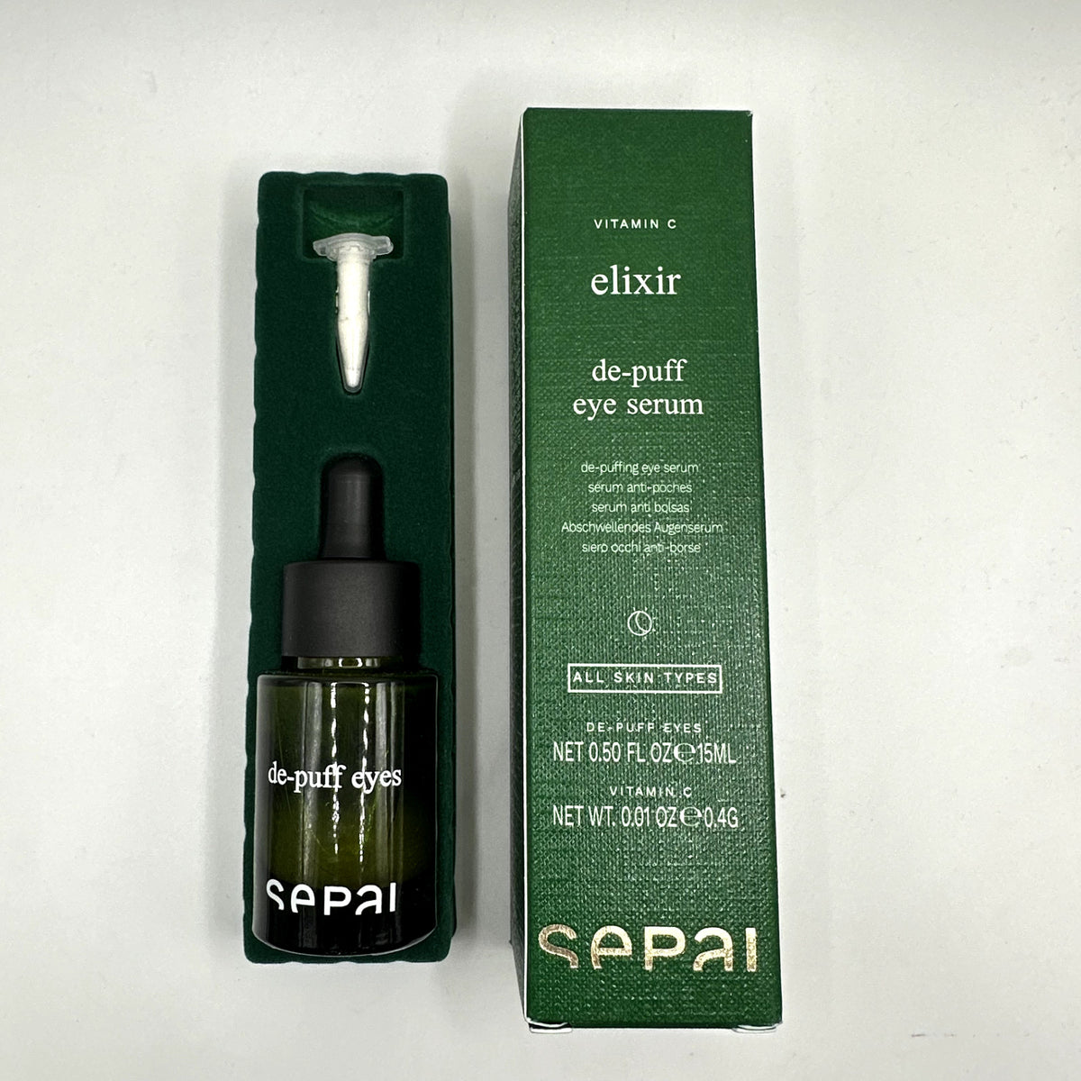 De-Puff Eye Serum for Dark Circles & Puffiness - 15ML Brightening Eye Care