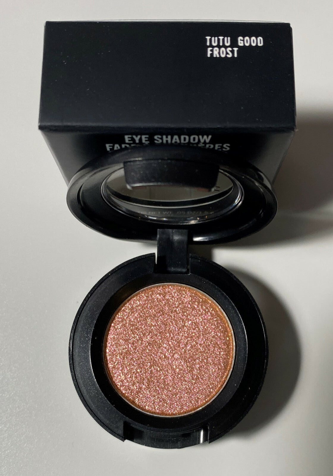 MAC Tutu Good Frost Eye Shadow Duo Chrome Gold Pink Full Size New