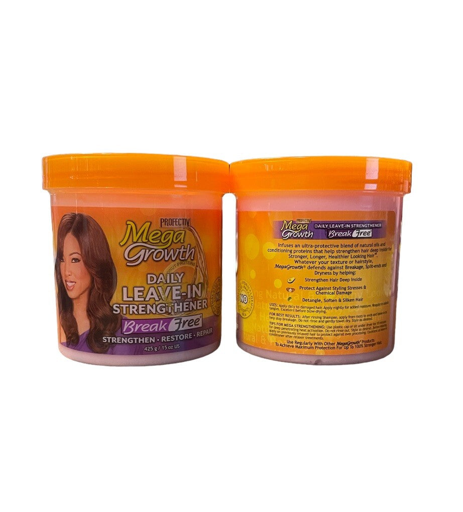 Mega Growth Daily Leave-In Strengthener 425g - 2 Pack