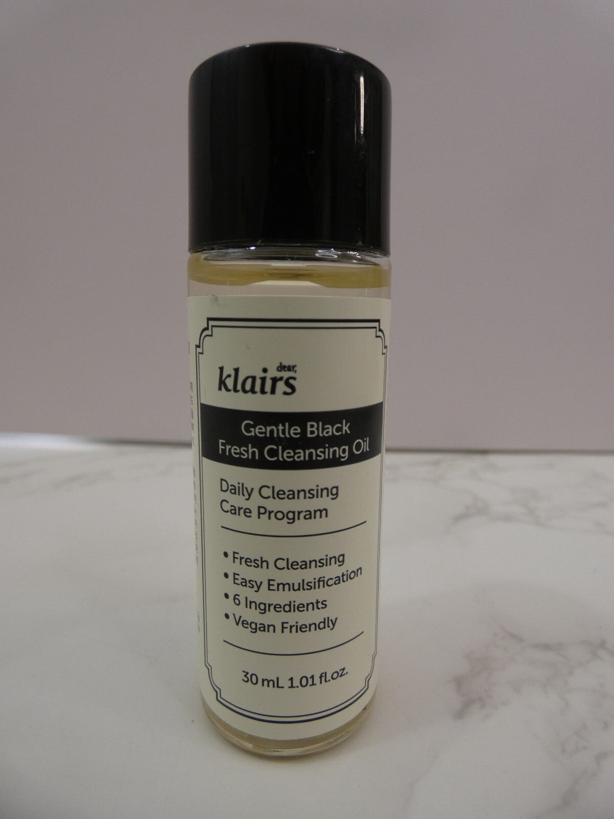 Travel Cleansing Oil 30ml - Gentle Black Fresh Facial Oil for Skin