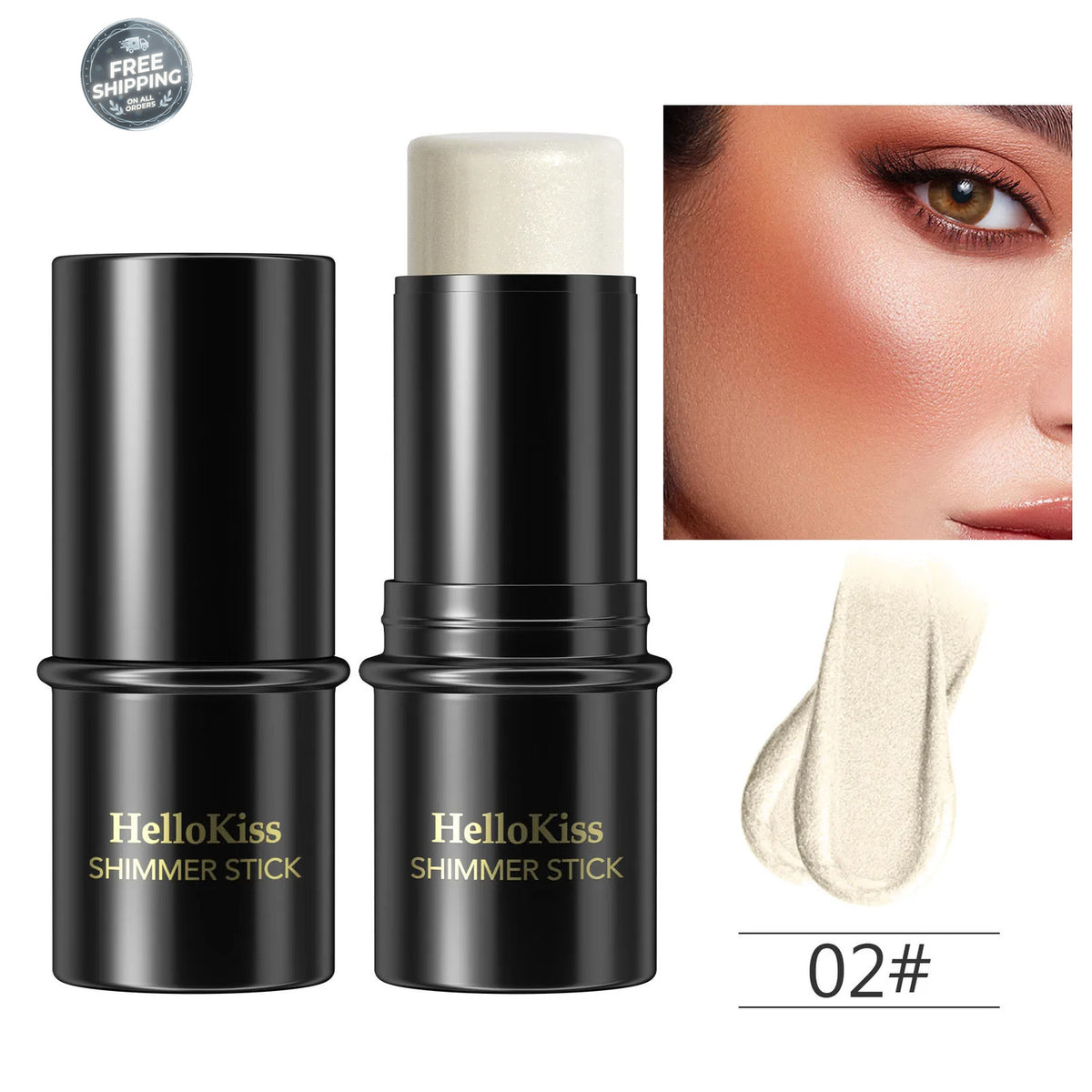 Long Lasting Face Contouring Bronzer Stick with Blusher & Concealer