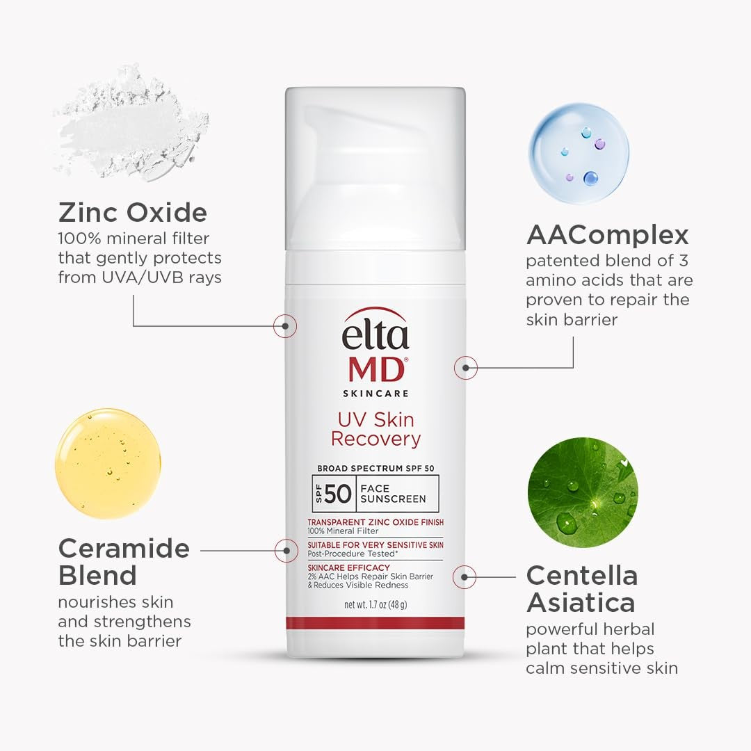 Elta MD UV Skin Recovery SPF 50 Mineral Sunscreen 1.7oz