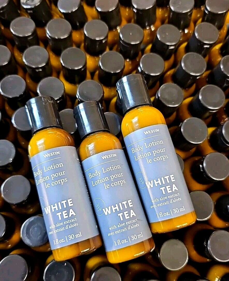White Tea Body Lotion Travel Size - 40 Pack (1oz Each)