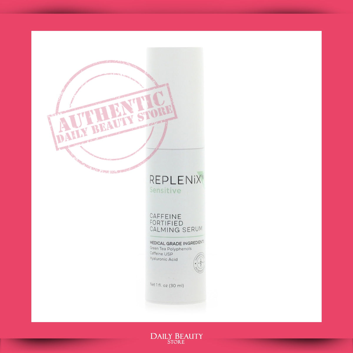 Caffeine-Infused Calming Serum for Sensitive Skin - 30ml, Fast Shipping