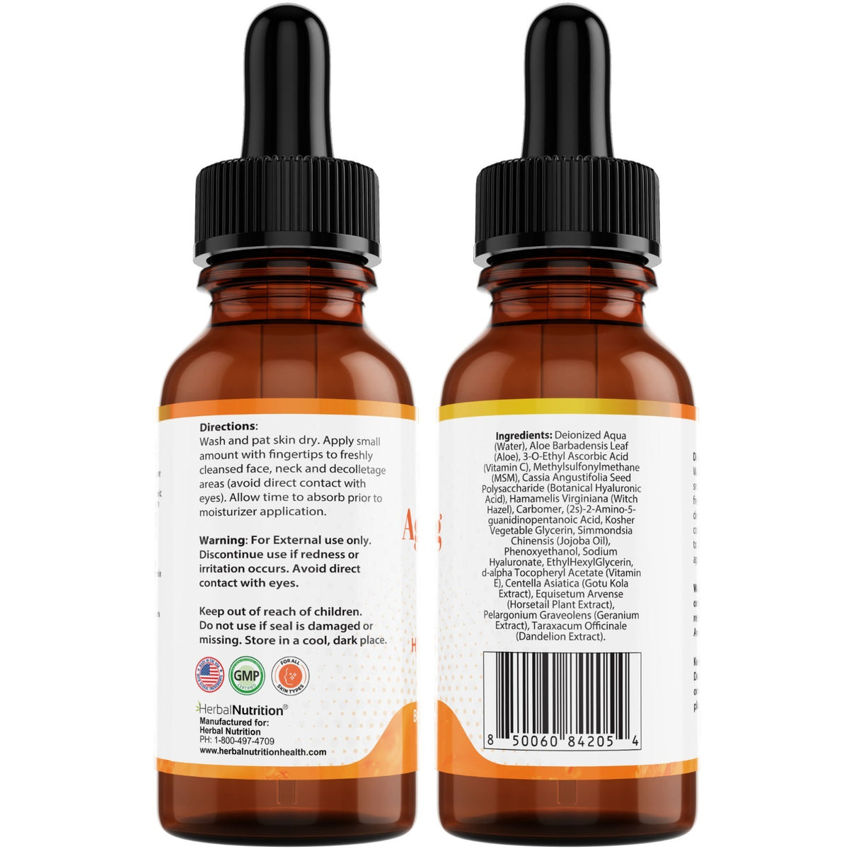 Vitamin C Serum with Hyaluronic Acid & Botanical Extracts - 2 oz