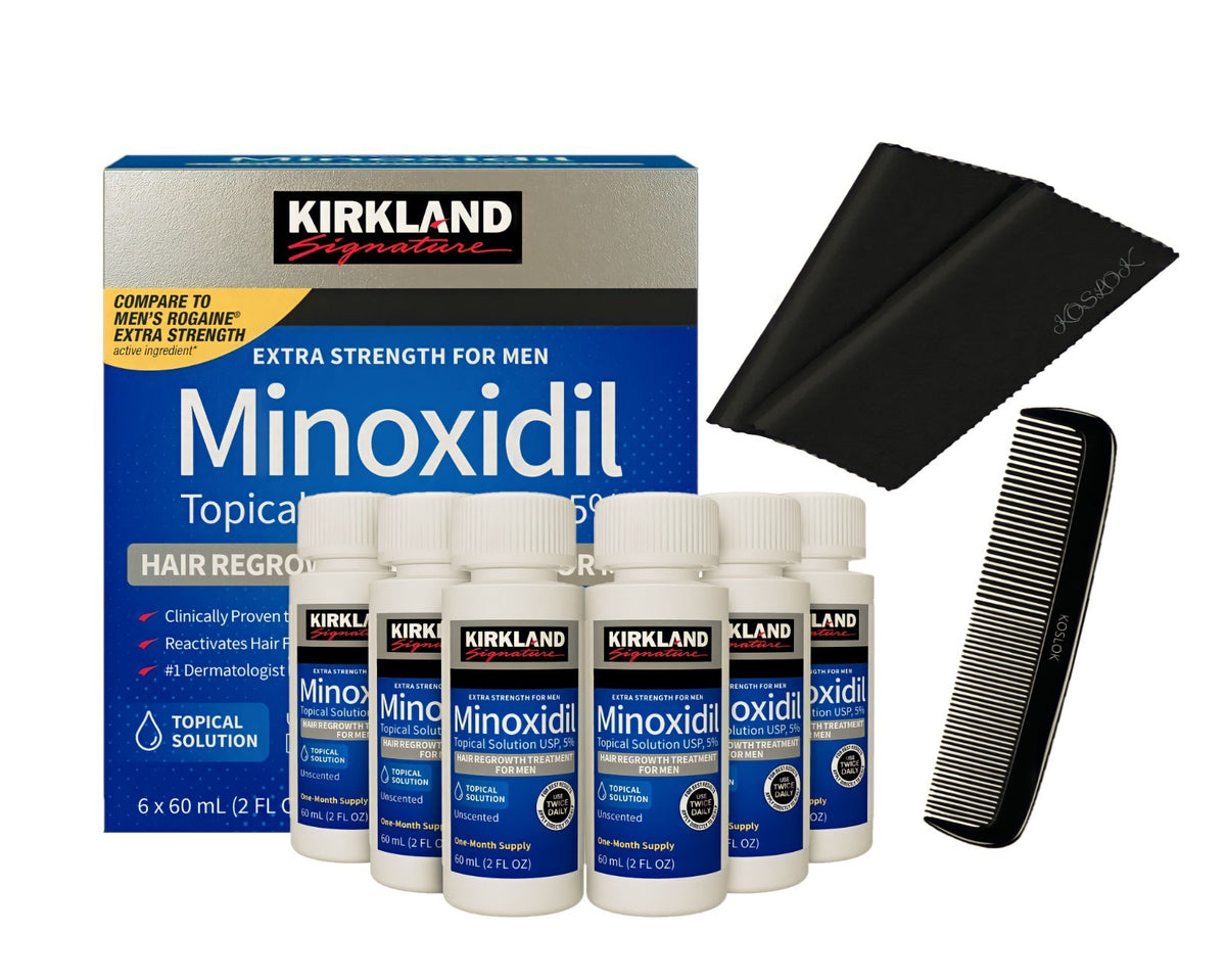 Minoxidil 5% Extra Strength Men Hair Regrowth 6 Month Supply