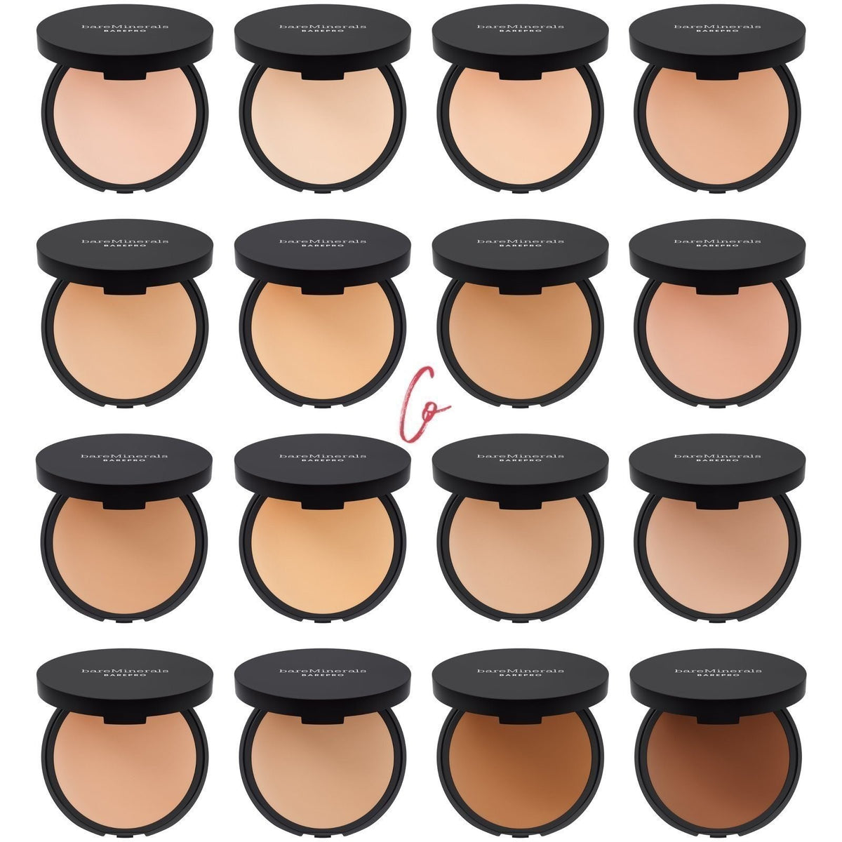Matte Full Coverage Powder Foundation - Talc-Free, Long Wear, All Skin Types