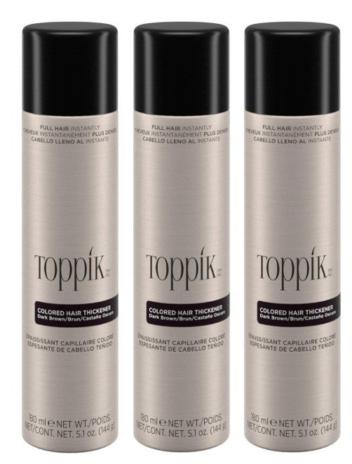 Hair Thickener Dark Brown 5.1 oz - 3 Pack