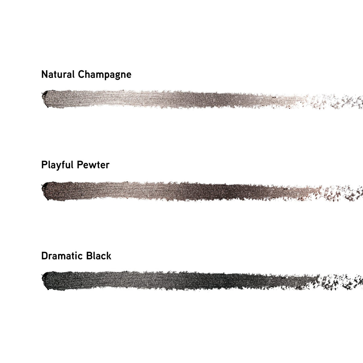 Physicians Formula Shimmer Eyeliner Pencil Set of 3 - Black, Dark Brown, Brown
