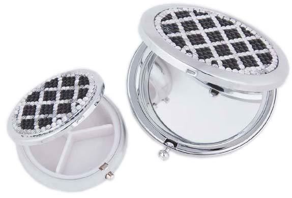 European Handmade Magnifying Mirror - Wall or Tabletop Style, Model 1169