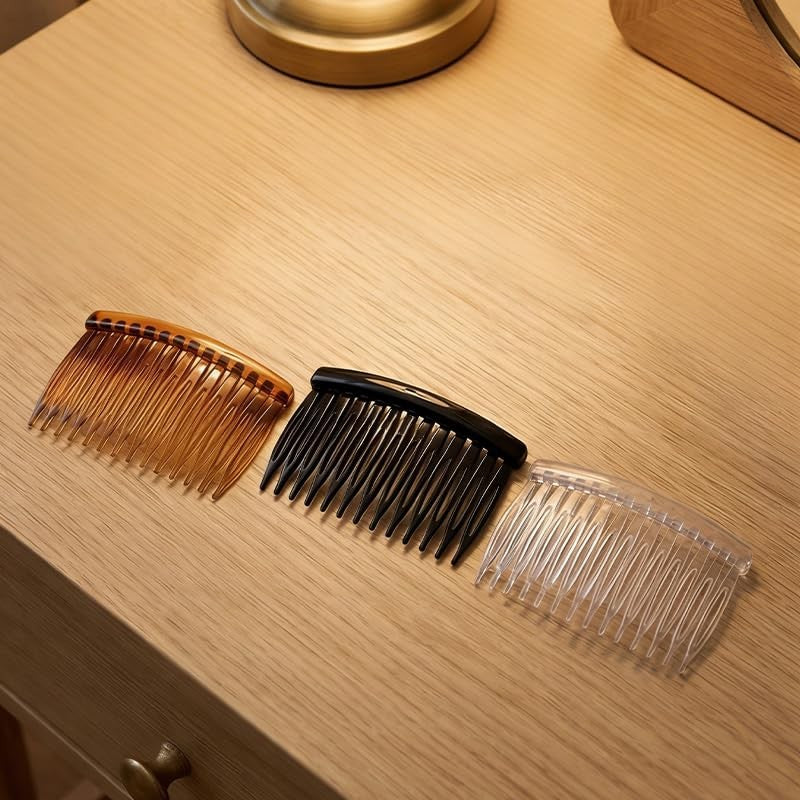 24 Pcs Hair Combs with 14 Teeth - French Side Comb for Stylish Hair Styling