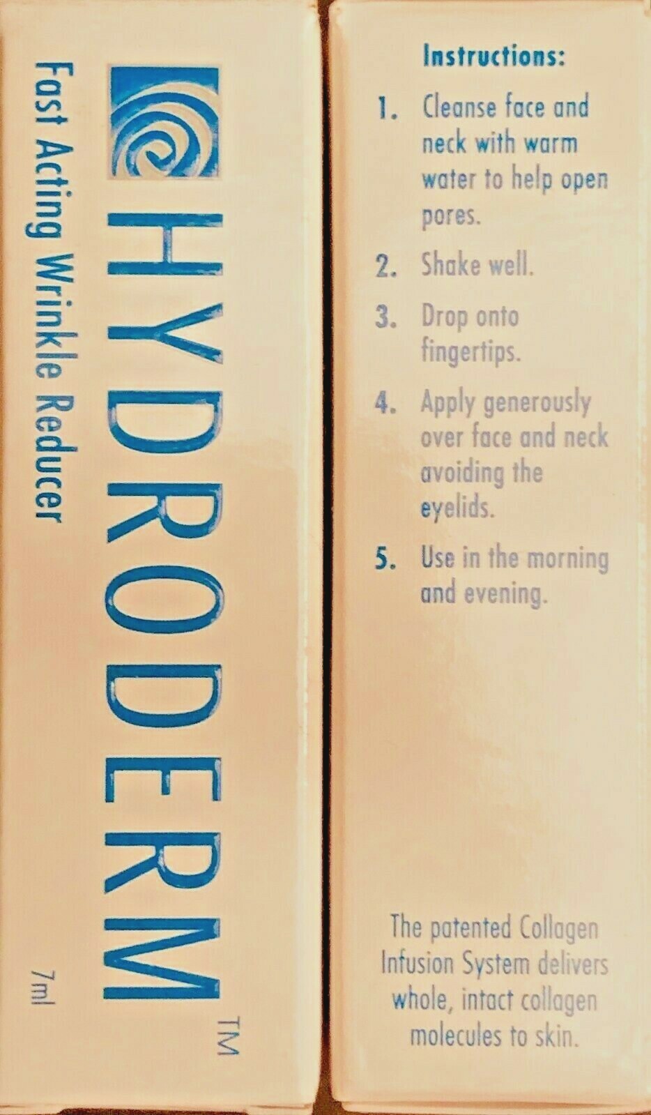 Hydroderm Face Wrinkle Serum - Fast-Acting Anti-Aging Treatment 7ml