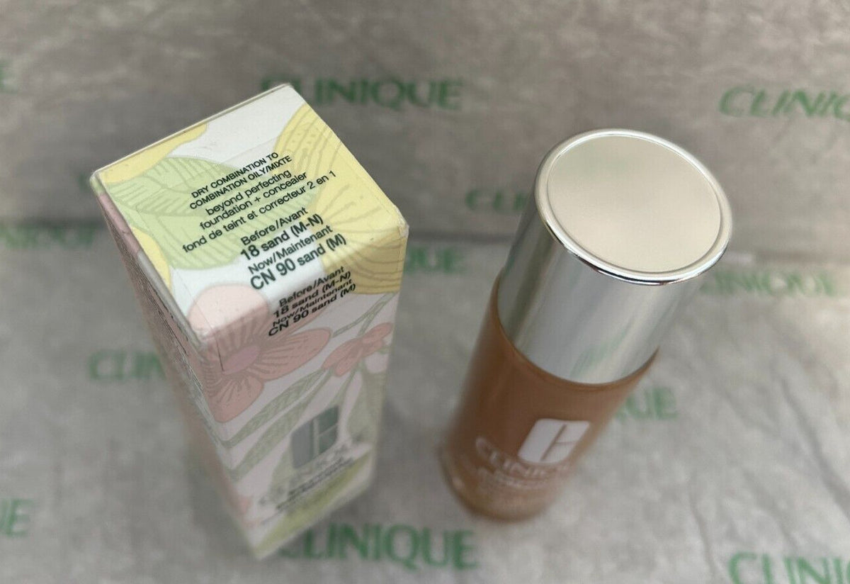 Clinique Beyond Perfecting Foundation and Concealer CN 90 Sand 1oz - Full Coverage Makeup