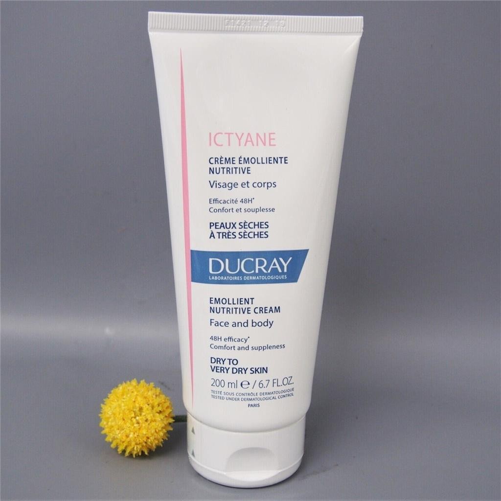 Ducray Ictyane Emollient Nutritive Cream 200ml - 2 Pack