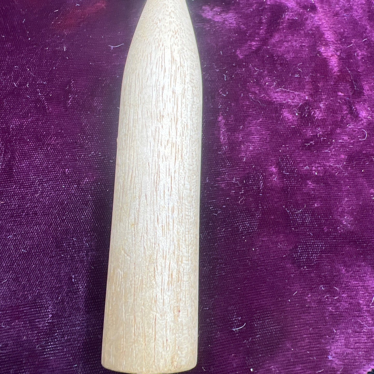 Conair Vintage Wooden Handle Thin Wire Bristle Round Hairbrush