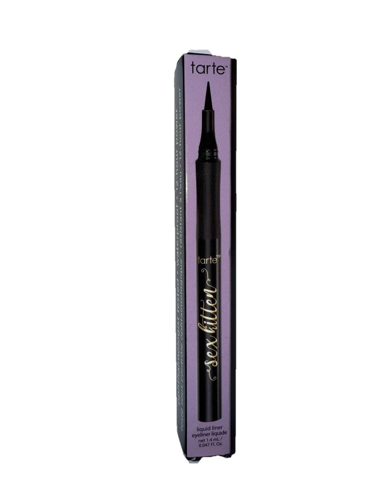 Waterproof Liquid Eyeliner - Black, 12 Hour Smudge-Proof Makeup